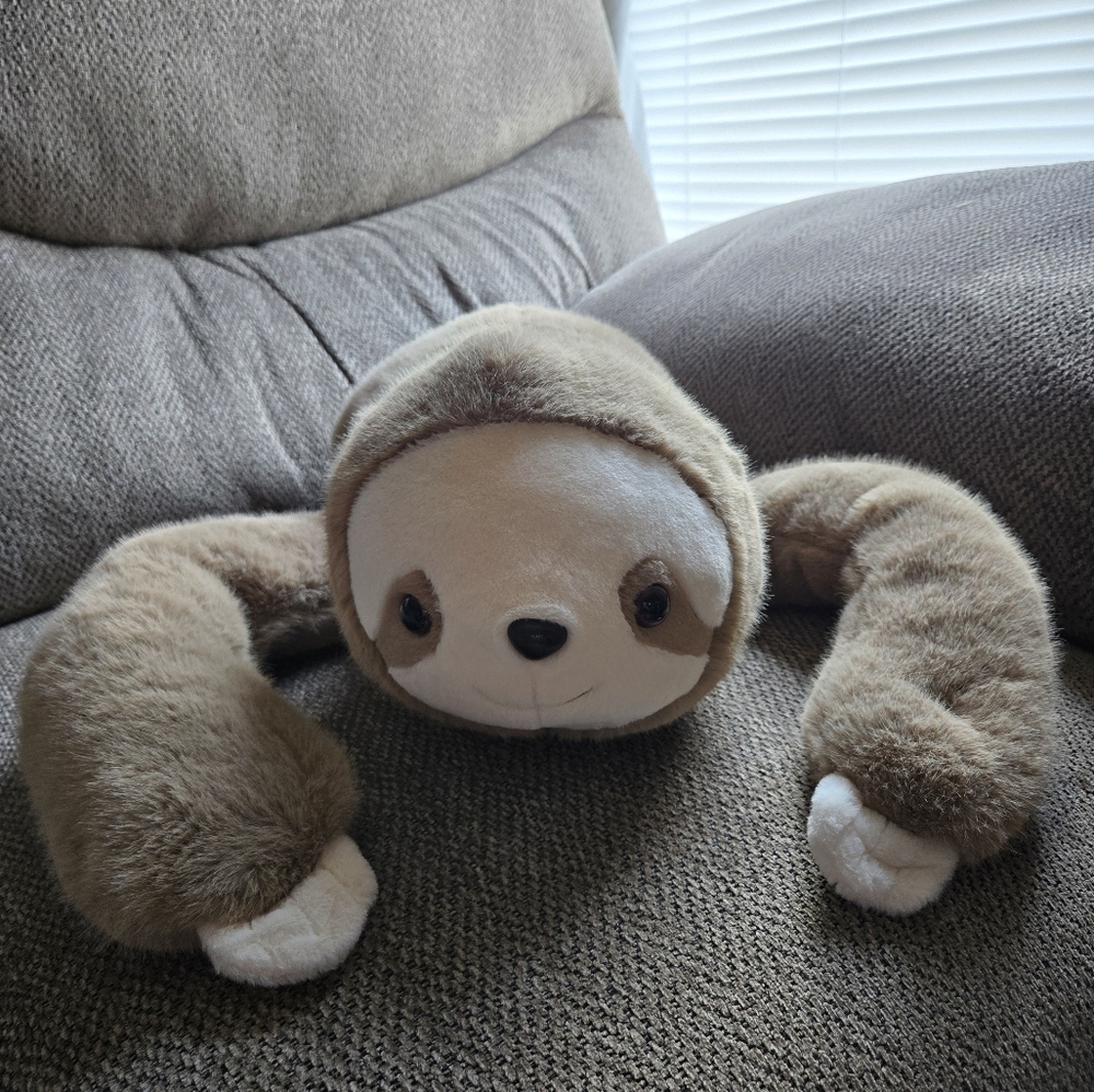 Sunnie The Sloth Weighted Plush